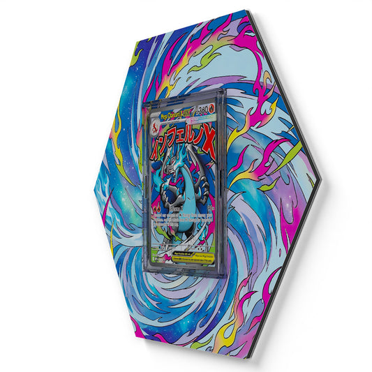 023 Méga-Dracaufeu X EX - Extended Artwork Pokemon Card Display
