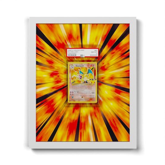 04/102 Dracaufeu - Extended Artwork Framed Pokemon Card Display