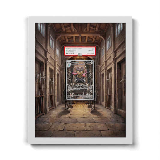 098 Dimoclès - Extended Artwork Framed Pokemon Card Display