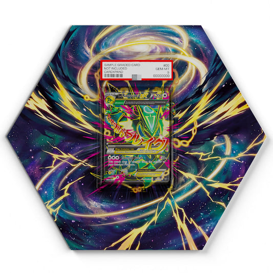 105/108 Méga-Rayquaza EX - Extended Artwork Pokemon Card Display