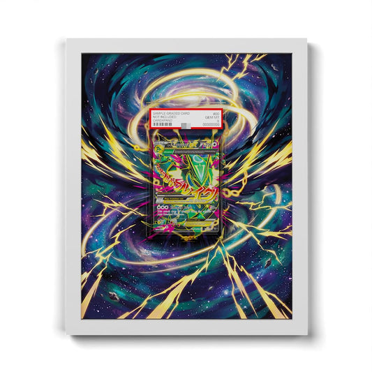 105/108 Méga-Rayquaza EX - Extended Artwork Framed Pokemon Card Display