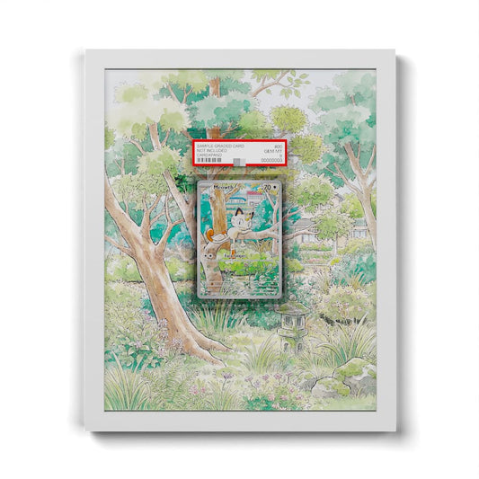 106 Miaouss - Extended Artwork Framed Pokemon Card Display