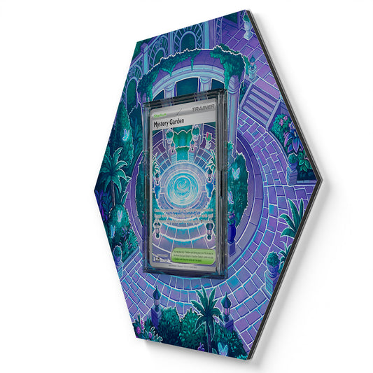 172/132 Jardin Mystère - Extended Artwork Pokemon Card Display