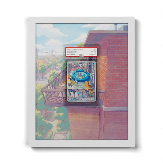 148/142 Carapuce - Extended Artwork Framed Pokemon Card Display
