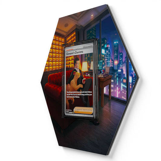 204/165 Charisme de Giovanni - Extended Artwork Pokemon Card Display