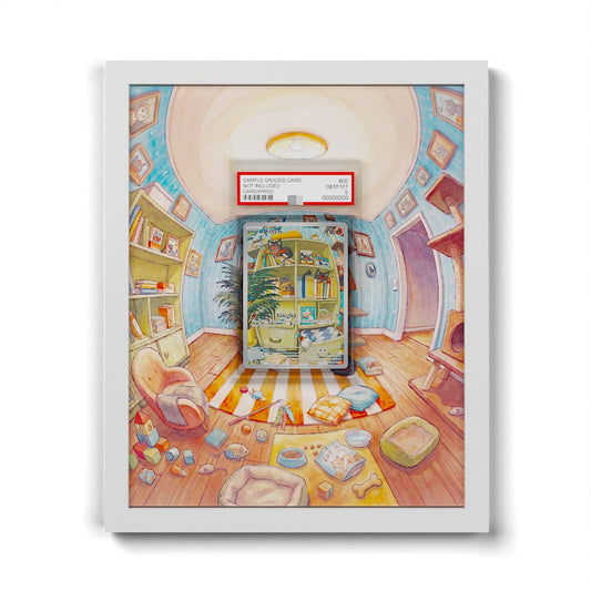 167/162 Flamiaou - Extended Artwork Framed Pokemon Card Display
