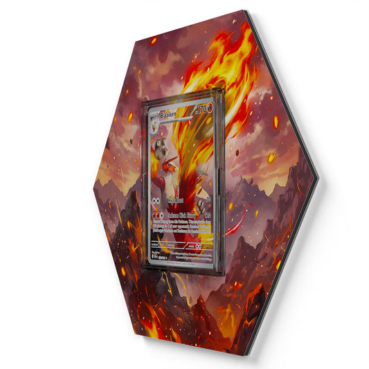 192/182 Braségali - Extended Artwork Pokemon Card Display