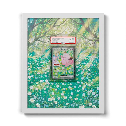 184 Mélofée de Lilie EX - Extended Artwork Framed Pokemon Card Display