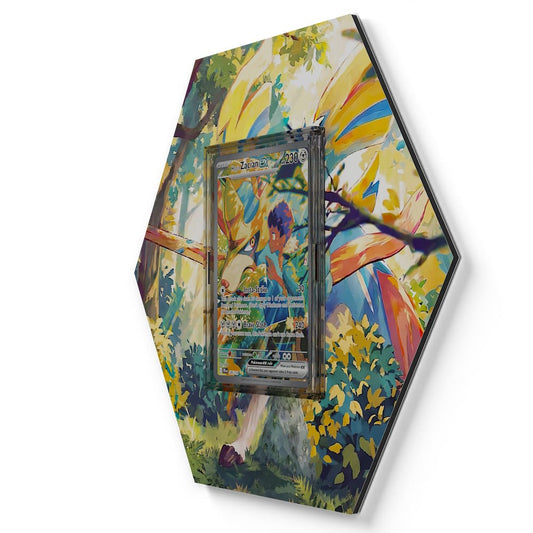 186/159 Zacian de Nabil EX - Extended Artwork Pokemon Card Display