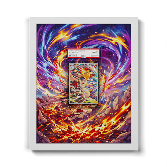 190/182 Typhlosion de Luth - Extended Artwork Framed Pokemon Card Display