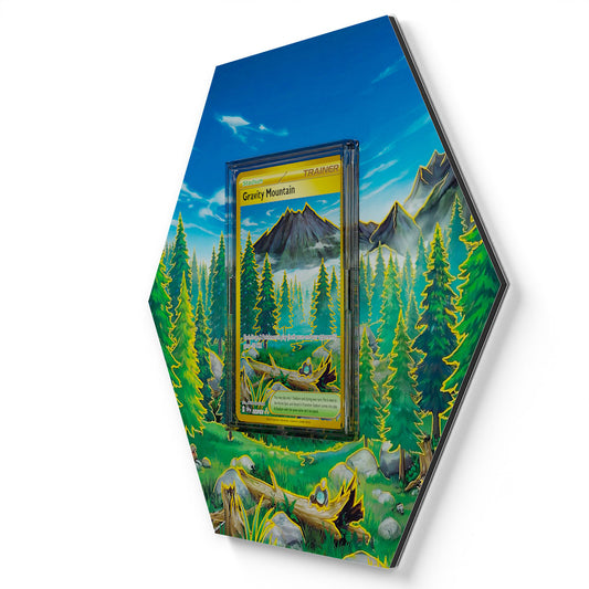 250/191 Montagne Gravité - Extended Artwork Pokemon Card Display