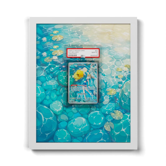 193 Psykokwak d’Ondine - Extended Artwork Framed Pokemon Card Display