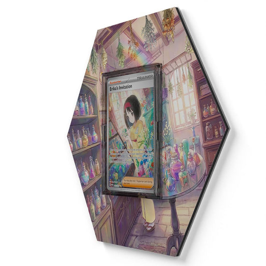 203/165 Invitation d’Erika - Extended Artwork Pokemon Card Display