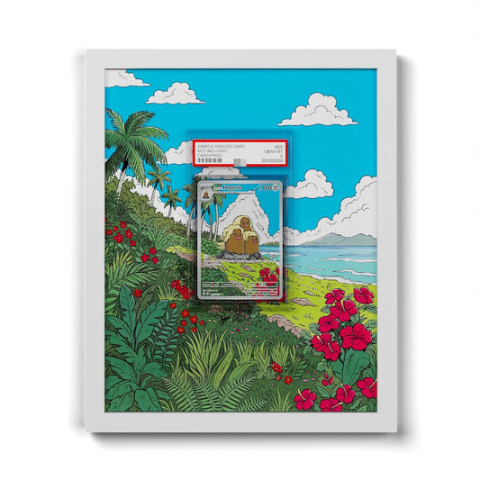 208 Triopikeur d'Alola - Extended Artwork Framed Pokemon Card Display