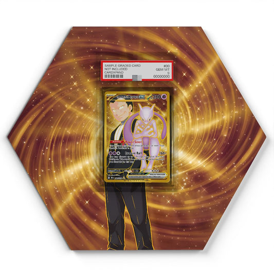 240/182 Mewtwo de la Team Rocket EX - Extended Artwork Pokemon Card Display
