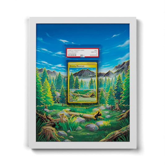 250 Montagne Gravité - Extended Artwork Framed Pokemon Card Display