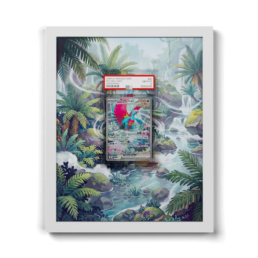 251/182 Rugit-Lune - Extended Artwork Framed Pokemon Card Display