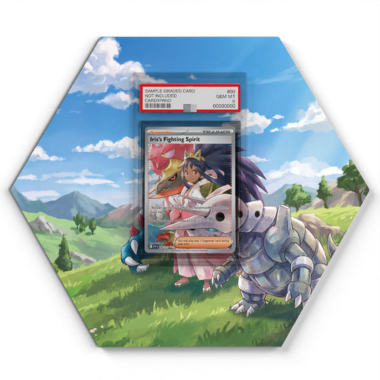 292/217 Esprit Combatif d'Iris - Extended Artwork Pokemon Card Display