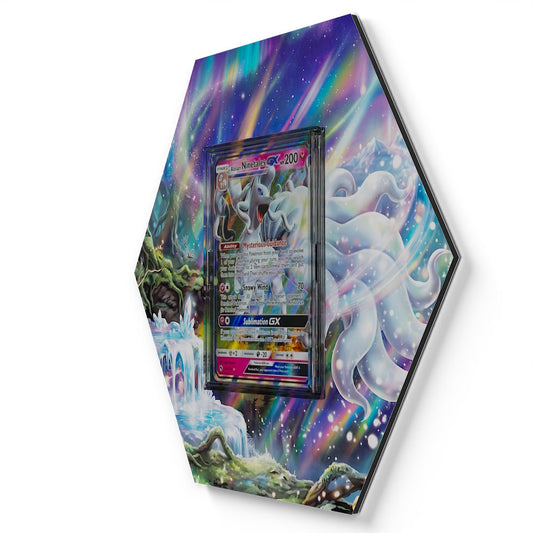 132/214 Feunard d'Alola GX - Extended Artwork Pokemon Card Display