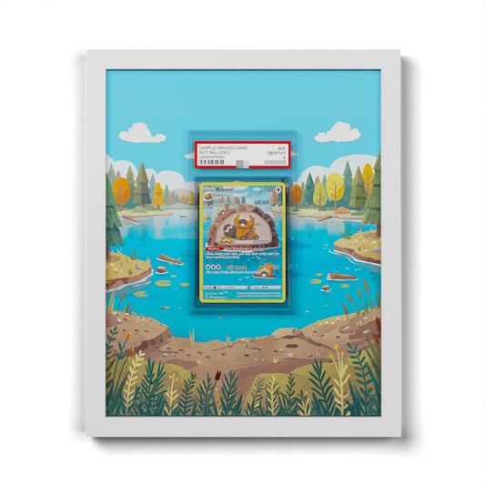 GG25 Castorno - Extended Artwork Framed Pokemon Card Display