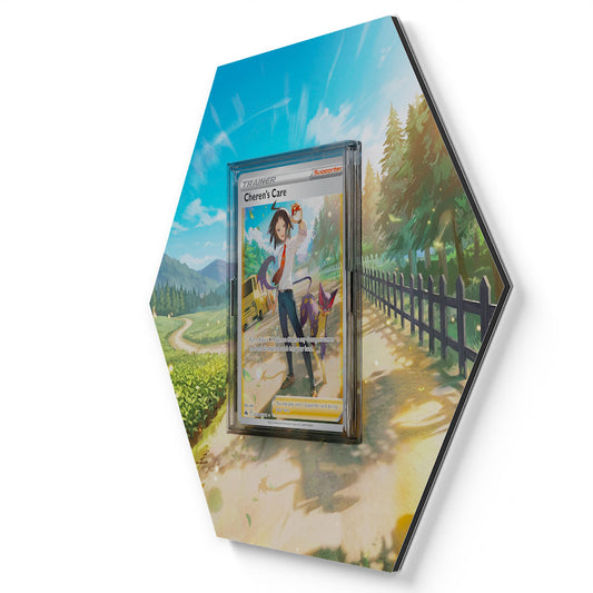 GG58/GG70 Attention de Tcheren - Extended Artwork Pokemon Card Display