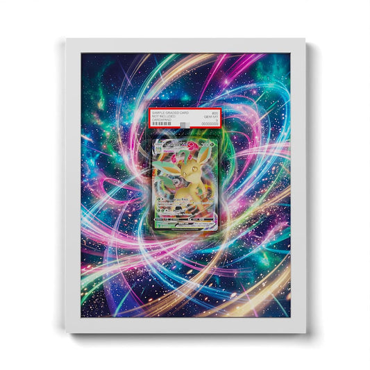 008/203 Phyllali VMAX - Extended Artwork Framed Pokemon Card Display