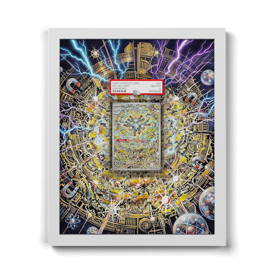 159 Magnéton - Extended Artwork Framed Pokemon Card Display