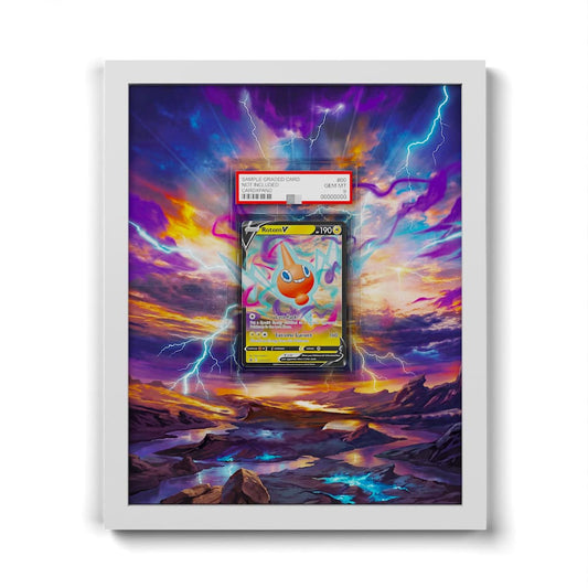 SWSH257 Motisma - Extended Artwork Framed Pokemon Card Display