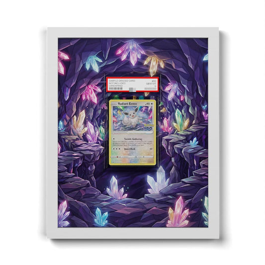 SWSH230 Évoli Radieux - Extended Artwork Framed Pokemon Card Display