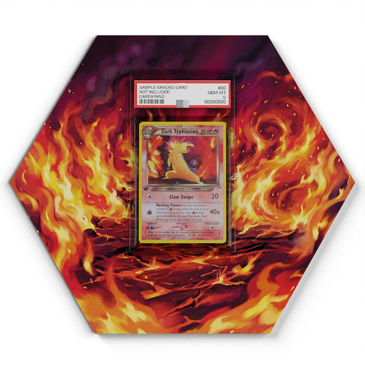 157 Typhlosion Obscur - Extended Artwork Pokemon Card Display