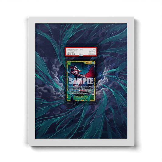 OP14-119 Dracule Mihawk (Manga) - The Azure Sea's Seven (OP14) - Extended Artwork One Piece Card Frame
