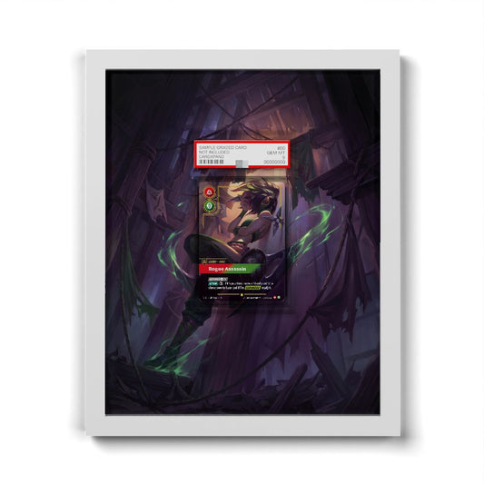 VEN 189*/166 Akali - Rogue Assassin Overnumbered - Extended Artwork Riftbound Card Frame