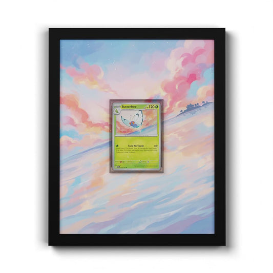 003/159 Papilusion - Extended Artwork Framed Pokemon Card Display