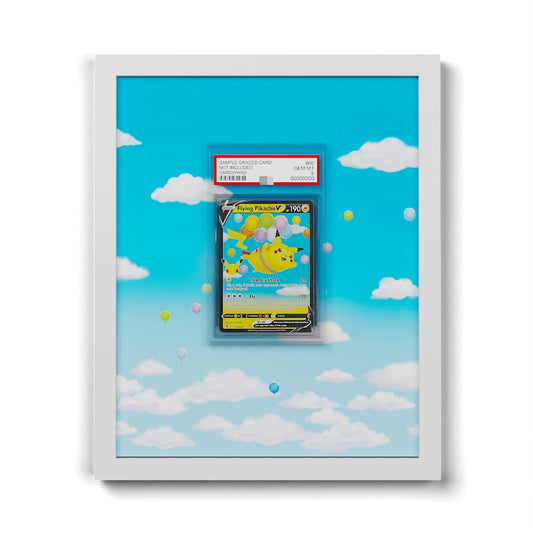 006 Pikachu Volant - Extended Artwork Framed Pokemon Card Display