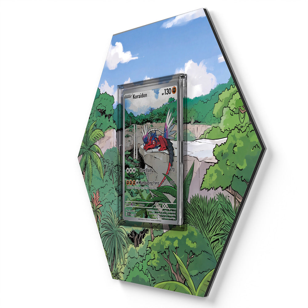 014 Koraidon - Extended Artwork Trading Card Display