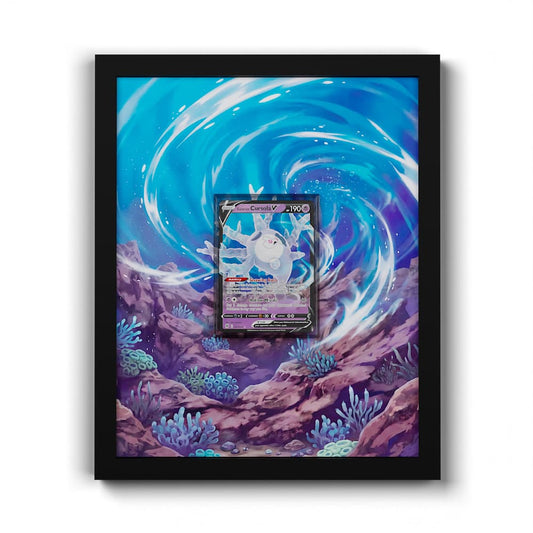 021/073 Corayôme V - Extended Artwork Framed Pokemon Card Display