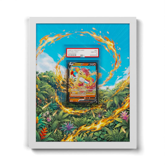 022/159 Flamoutan V - Extended Artwork Framed Pokemon Card Display