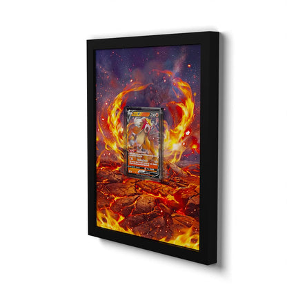 022/172 Entei V - Extended Artwork Framed Pokemon Card Display