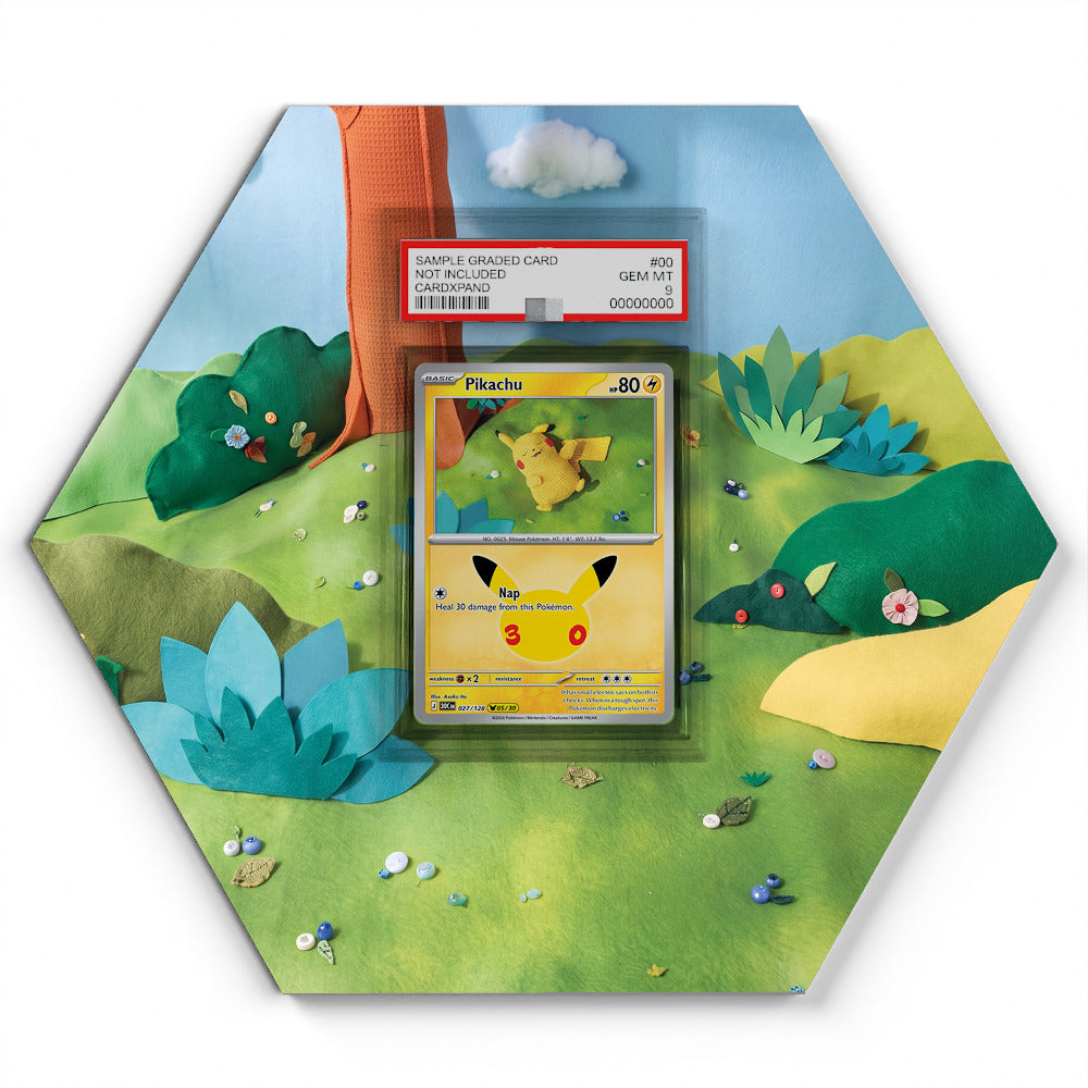 027/128 Pikachu - Extended Artwork Pokemon Card Display