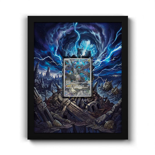 031 Zekrom de N - Extended Artwork Framed Pokemon Card Display
