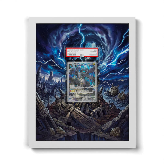 031 Zekrom de N - Extended Artwork Framed Pokemon Card Display