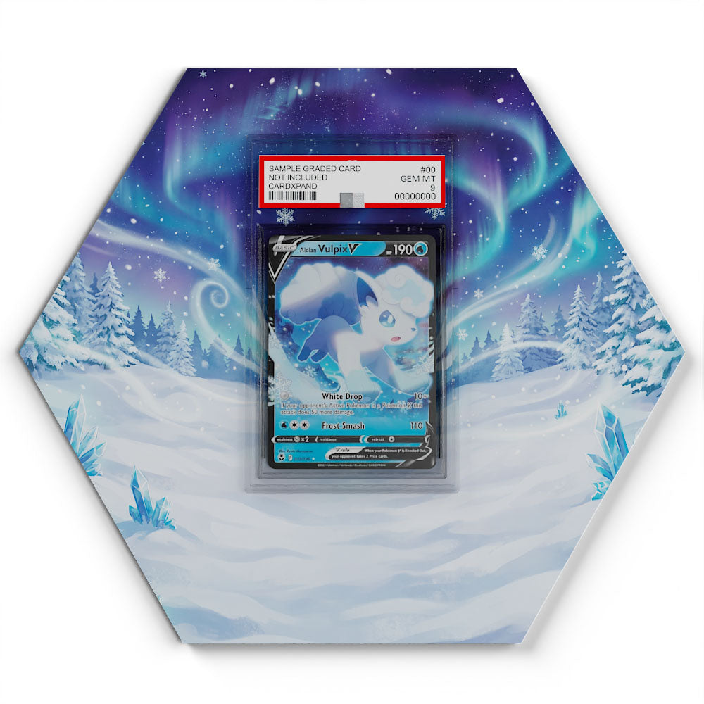 033/195 Goupix d'Alola V - Extended Artwork Pokemon Card Display
