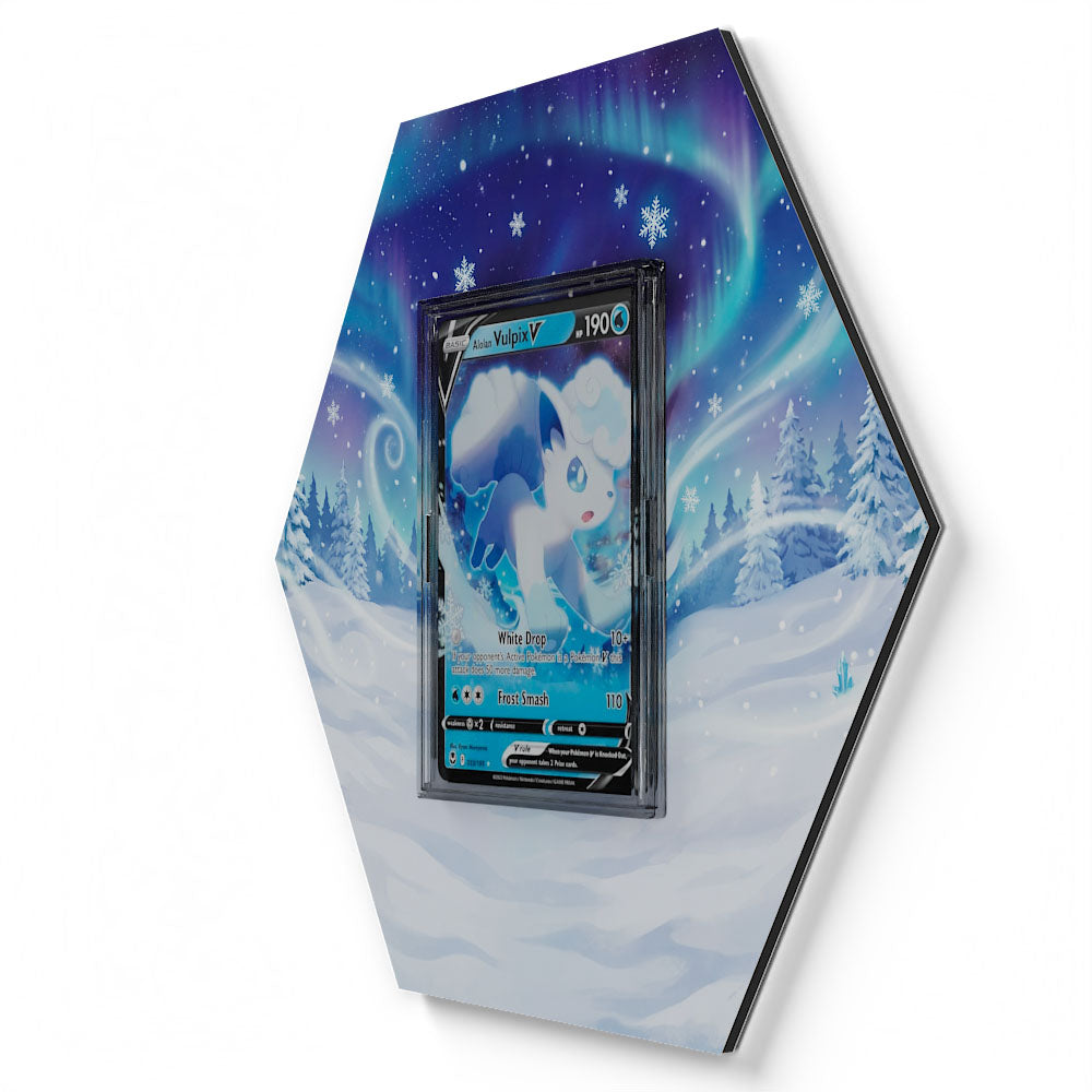 033/195 Goupix d'Alola V - Extended Artwork Pokemon Card Display