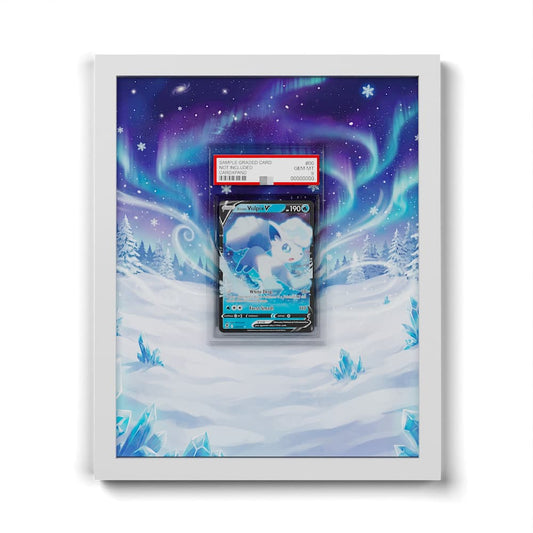033/195 Goupix d'Alola V - Extended Artwork Framed Pokemon Card Display