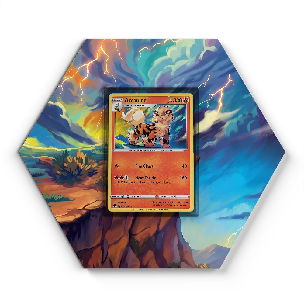 105 Crapustule - Extended Artwork Pokemon Card Display