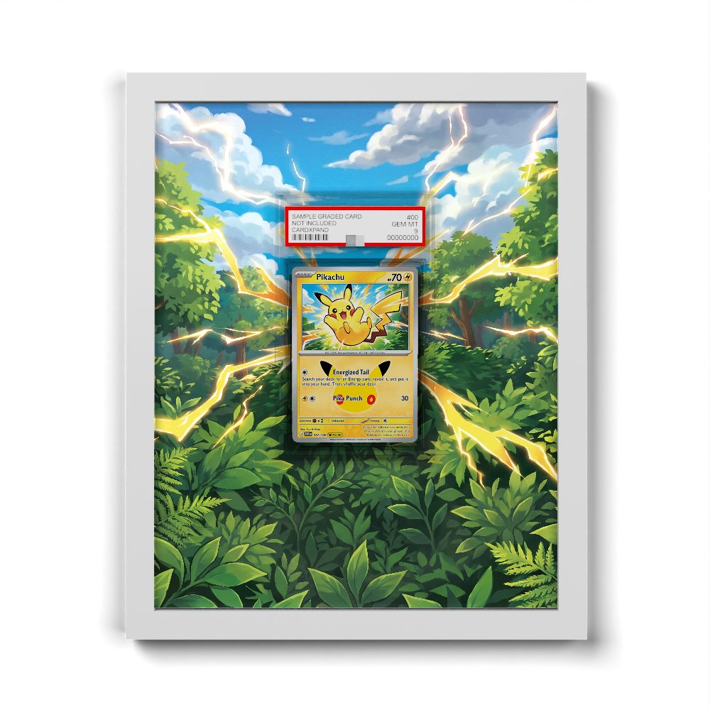 037/128 Pikachu - Extended Artwork Pokemon Card Frame