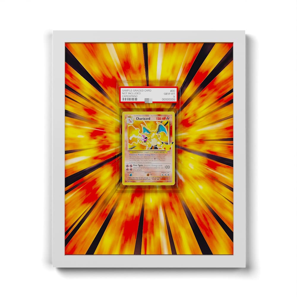 04/102 Dracaufeu - Extended Artwork Framed Pokemon Card Display