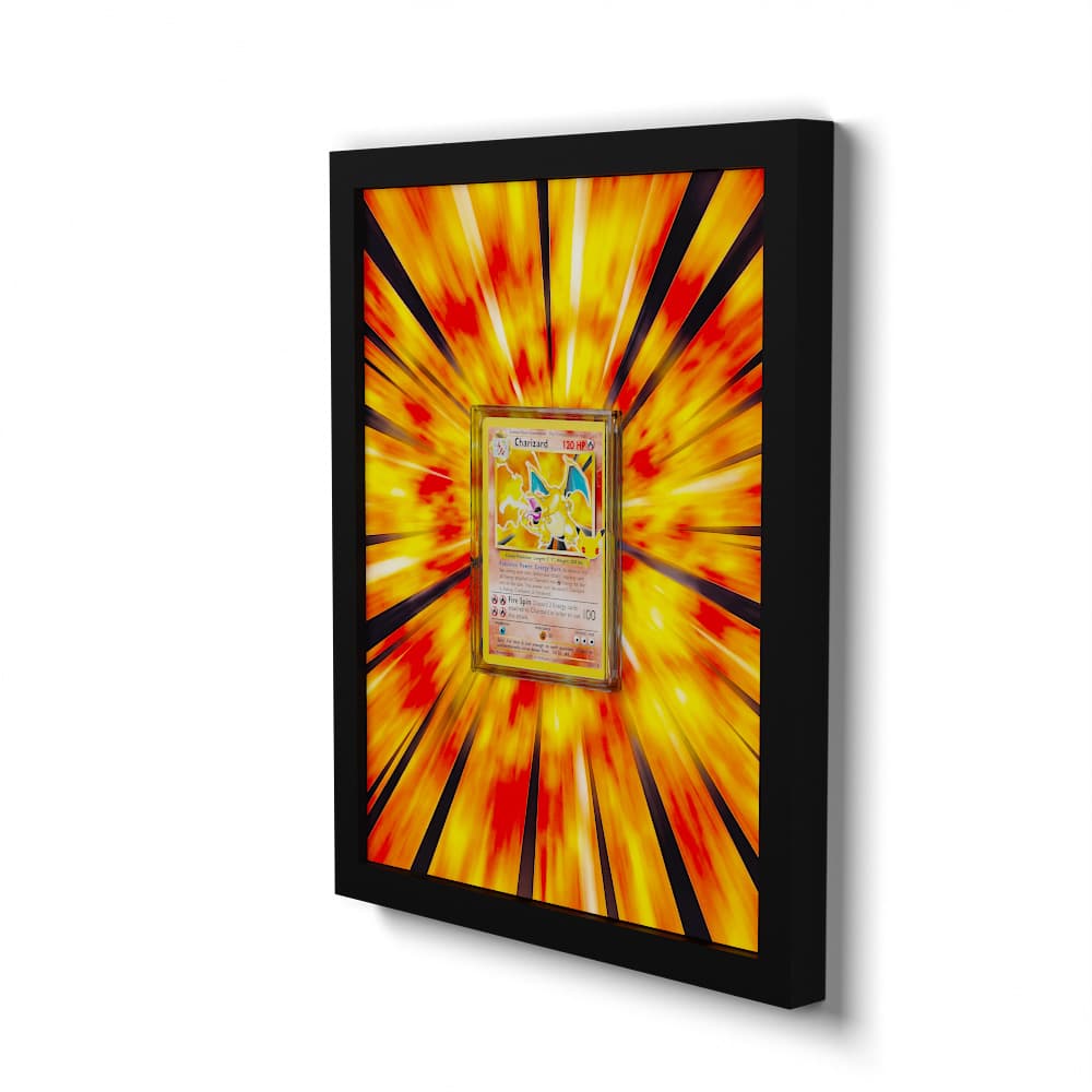 04/102 Dracaufeu - Extended Artwork Framed Pokemon Card Display