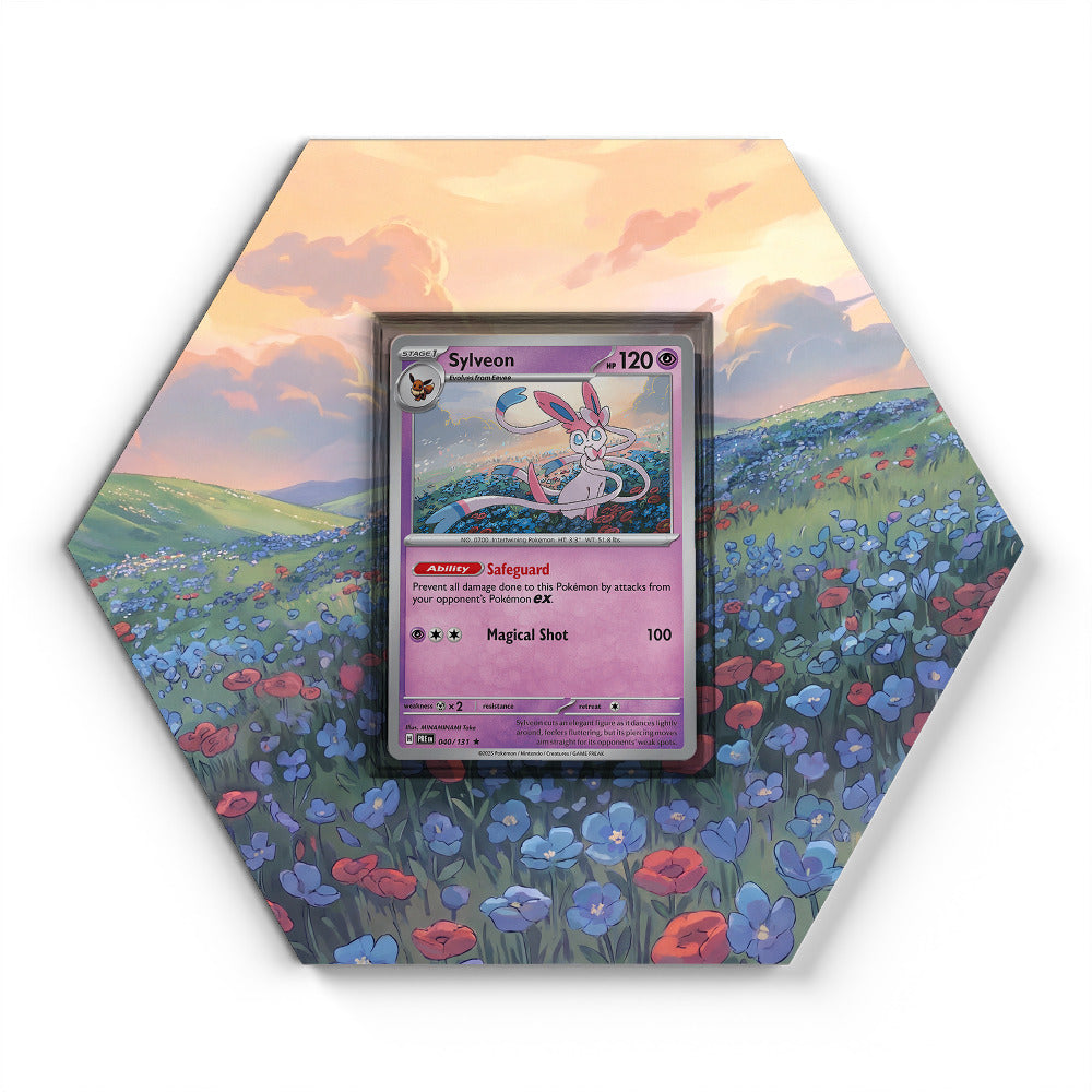040/131 Sylveon - Extended Artwork Pokemon Card Display