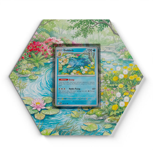 040/217 Akwakwak - Extended Artwork Pokemon Card Display